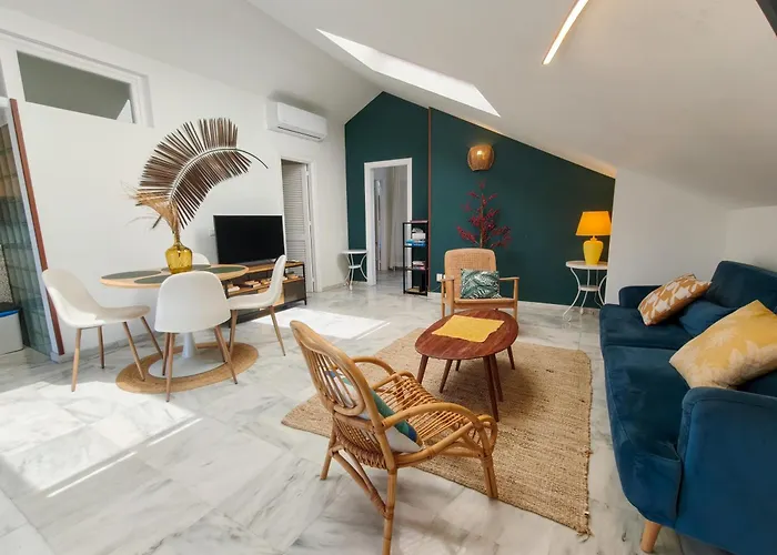 Blue Glass Penthouse In Marbella City Center